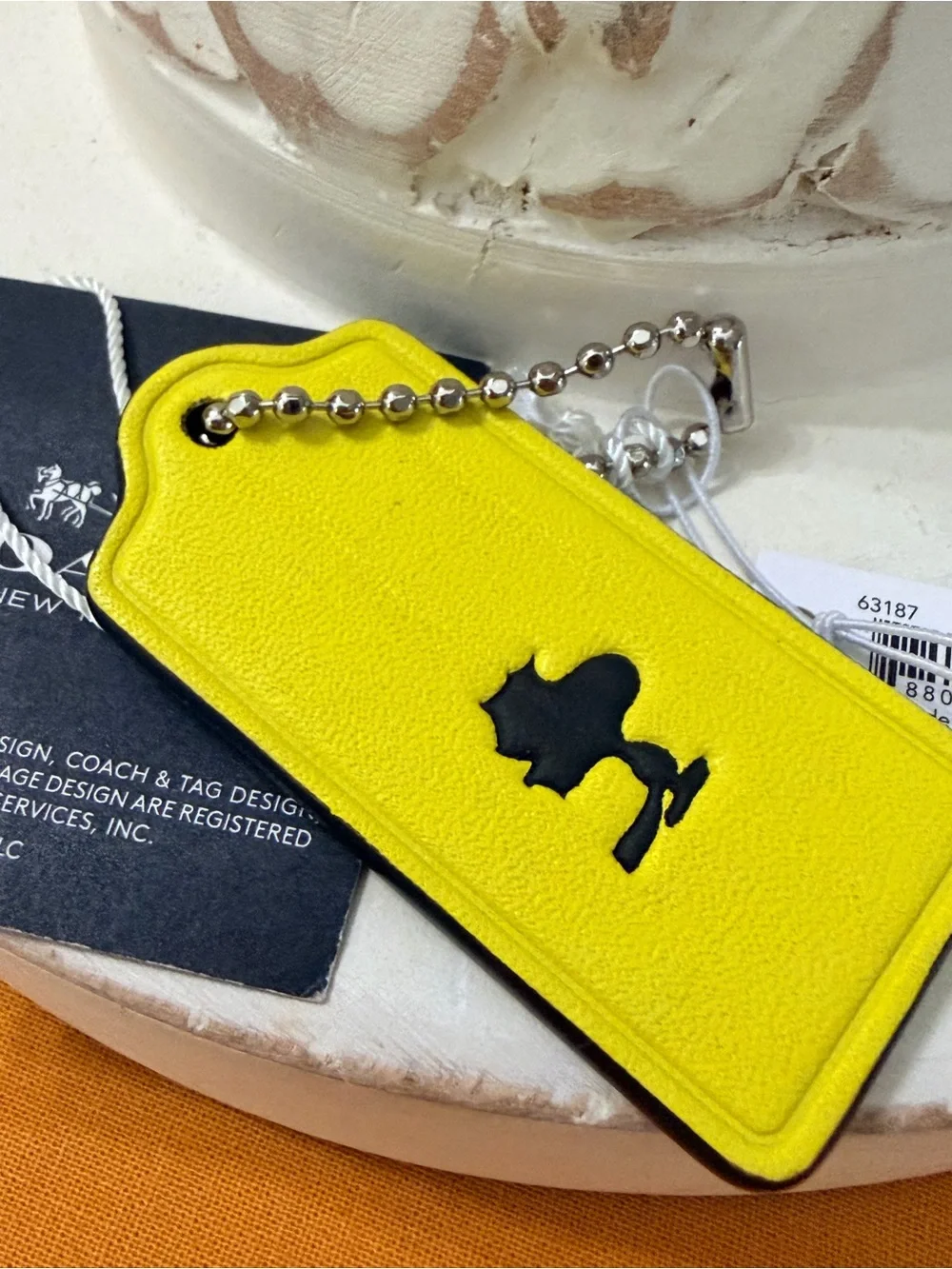 COACH X Peanut Snoopy Woodstock Hangtag